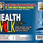 CMO 1st Edition of Health Walk